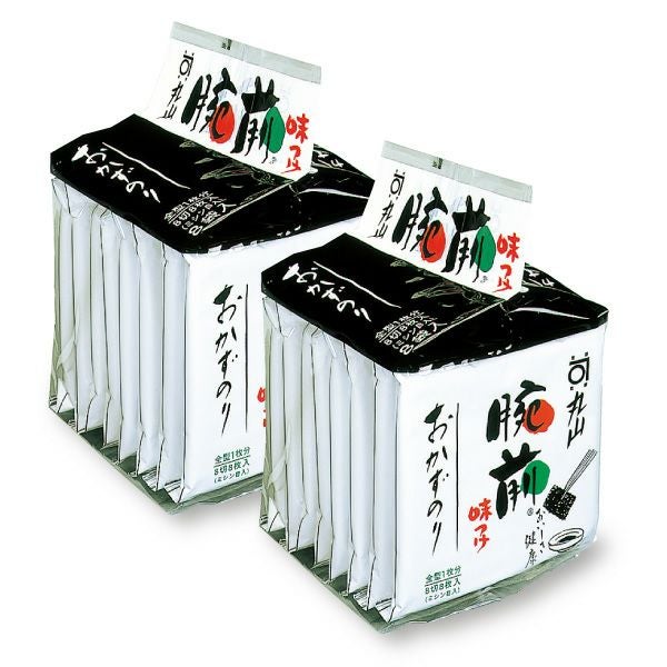 腕前 おかずのり 味付け（八切8枚×8袋）2個 | 丸山海苔店