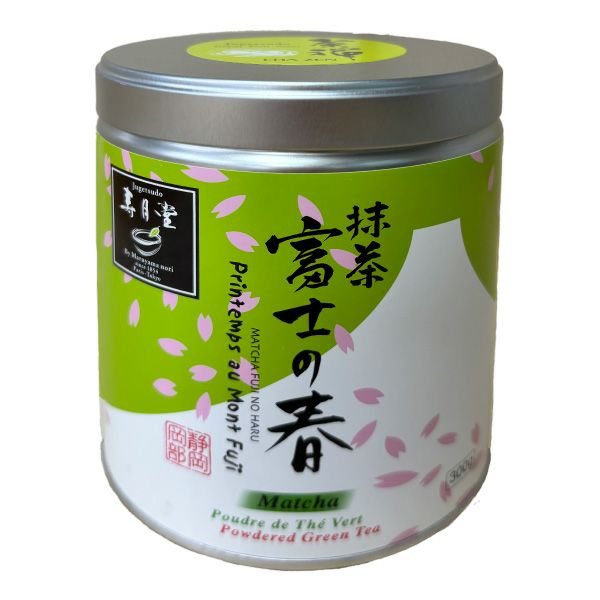抹茶 富士の春（300g缶） | 丸山海苔店