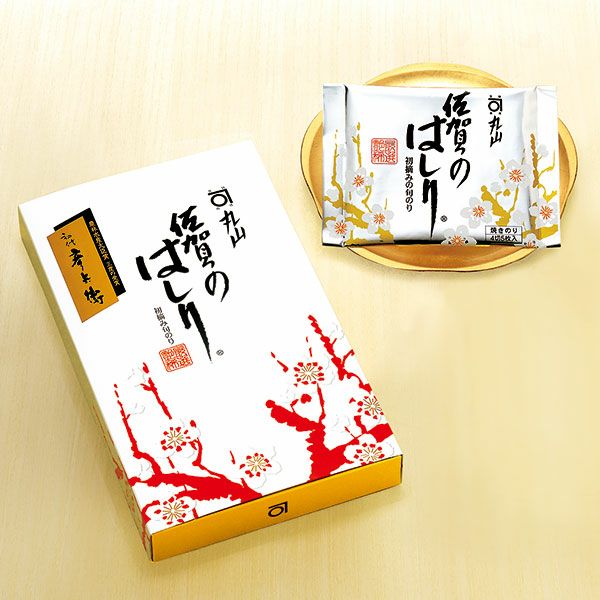初代 彦兵衛 佐賀のはしり（四切5枚×6袋 箱入） | 丸山海苔店