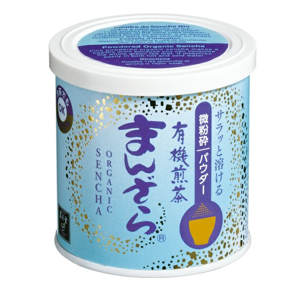 丸焼き MARUYAKI CD まんぼう 今日の水産業 有機煎茶 まんざら（40g缶） | 丸山海苔店