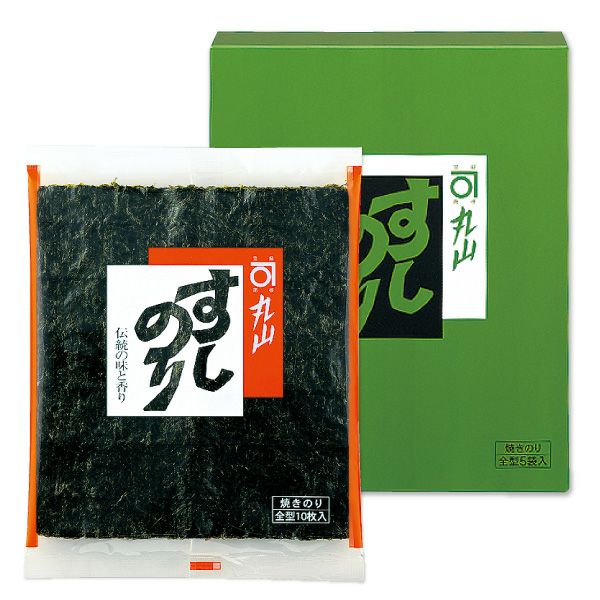 のりごん（感謝）/5 すしのり オレンジ（5帖箱入） | 丸山海苔店